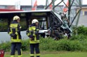 Schwerer Bus Unfall Koeln Porz Gremberghoven Neuenhofstr P117